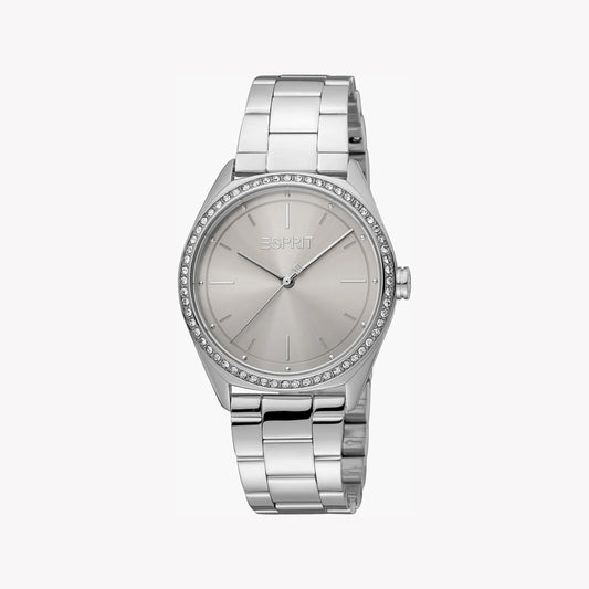 Esprit Women's Silver Watch, Grey Dial | Es1l134m0015-1