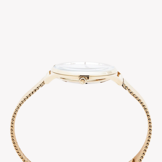 Pierre Cardin Women's Gold Watch, White Dial | Pc902722f118-1