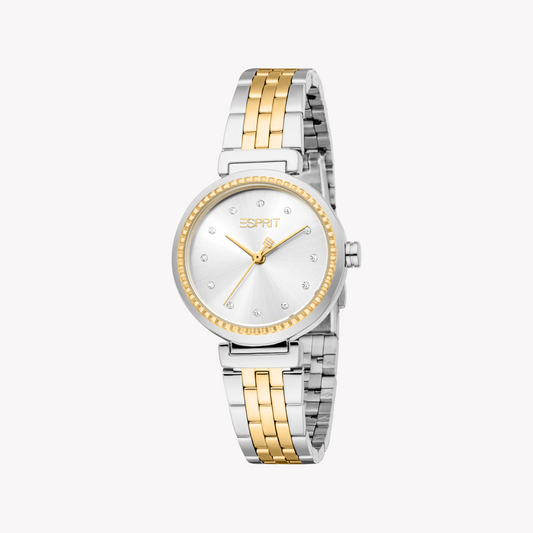 Esprit Women's Silver & Gold Watch | Es1l506m0075-1