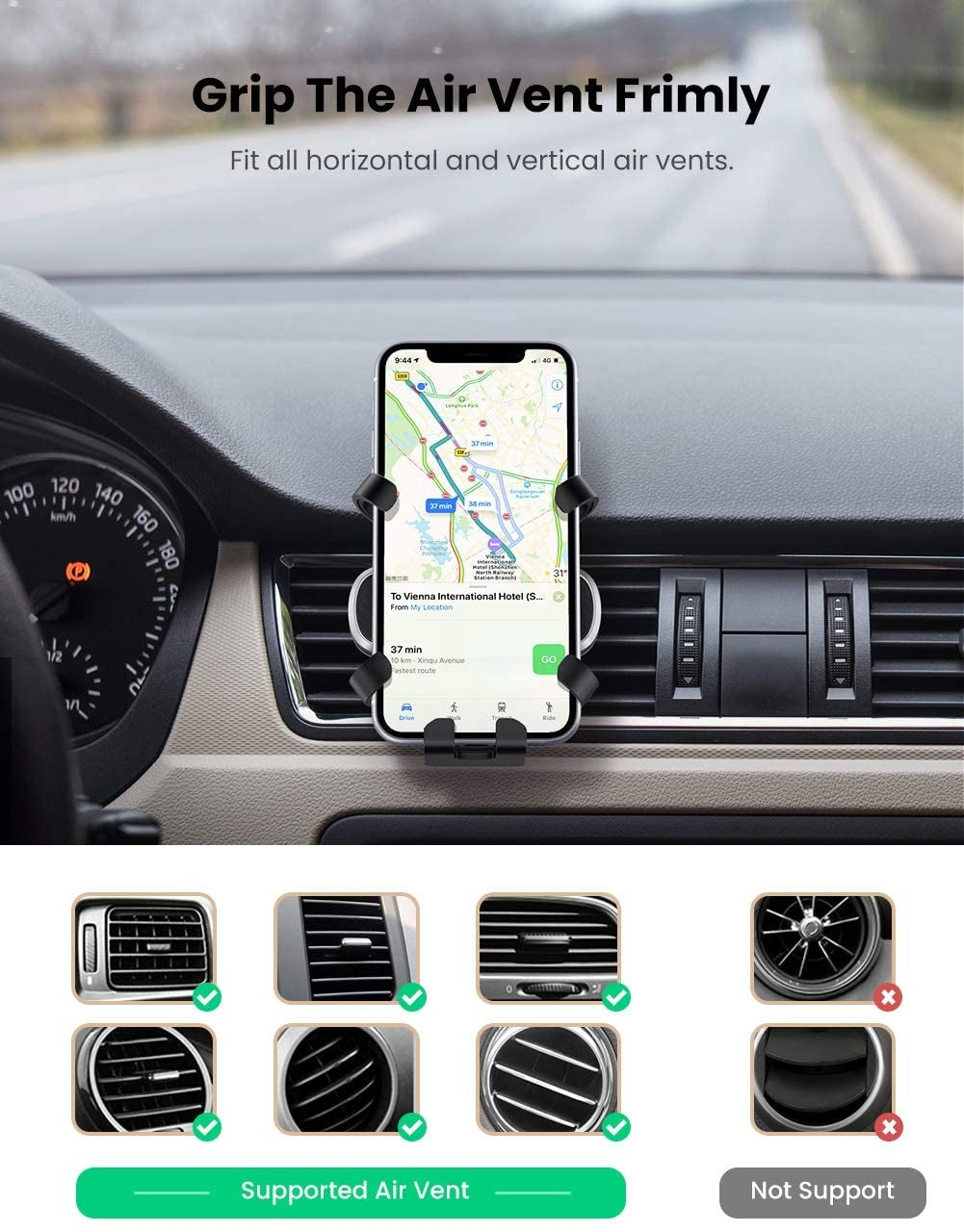 NNEDSZ Gravity Phone Holder for Car 80539-2