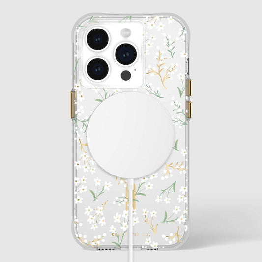 NNEDSZ Case-Mate Rifle Paper Magsafe Case iPhone 15 Pro - Petite Fleurs-1