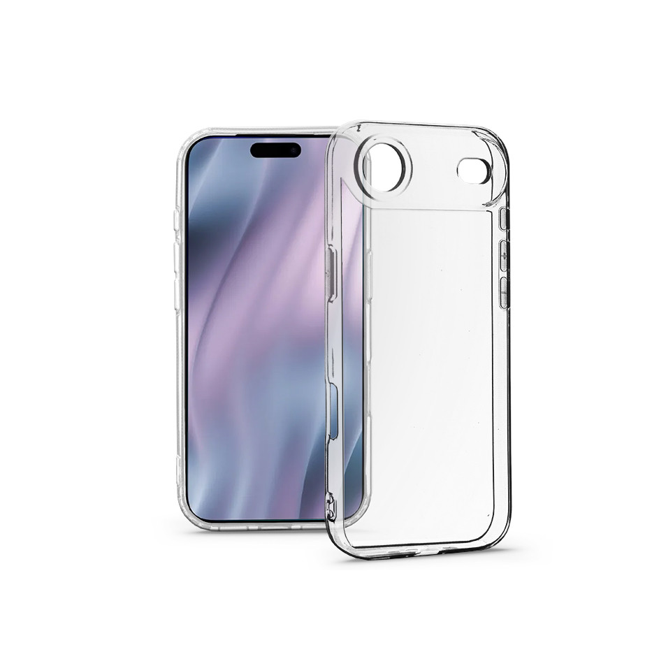 Haffner Clear Case kameravédős szilikon tok - Apple iPhone 17 Air - átlátszó (HF407215)-0