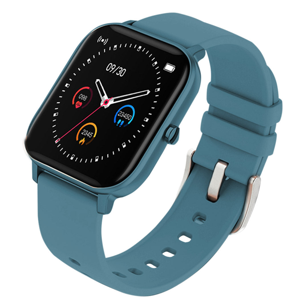 NNEAGS Waterproof Fitness Smart Wrist Watch Heart Rate Monitor Tracker P8 Blue-0