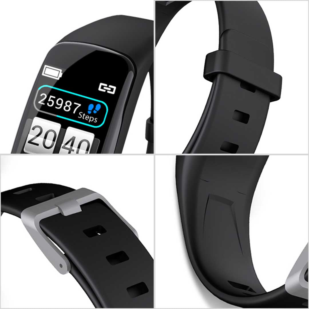 NNEAGS Sport Monitor Wrist Touch Fitness Tracker Smart Watch Black-1