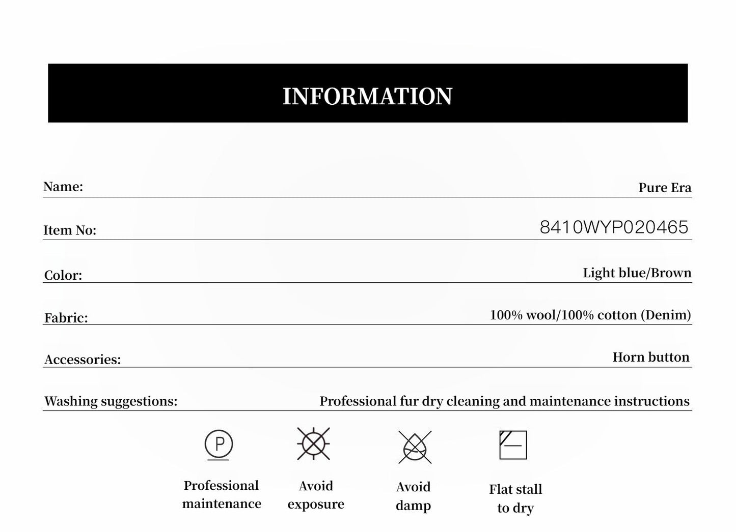 "Pure Era" imported high-quality lamb contrast color fruit collar short wool fur coat-3