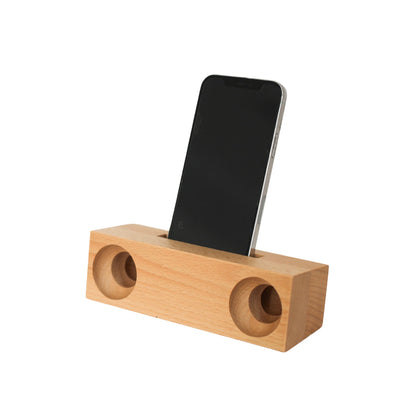 Beechwood Amplifier/Phone Holder, 6.75" X 2"-0
