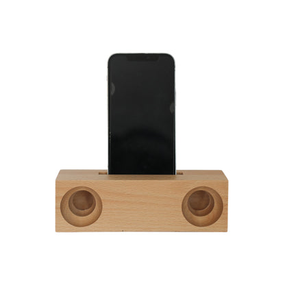 Beechwood Amplifier/Phone Holder, 6.75" X 2"-1