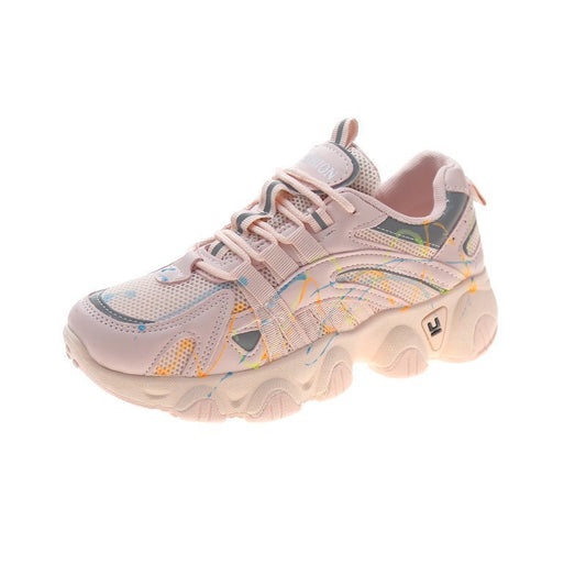 Luminous super fire daddy shoes women trend sneakers-0