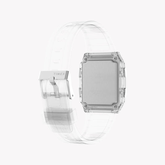 Timex Unisex Transparent Resin Watch, Translucent Case | Tw2w45200-1
