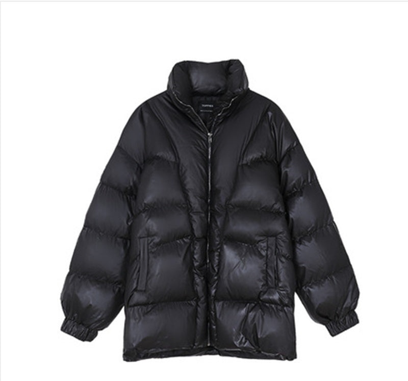 Winter Oversized Coat Women Puffer Jacket Thicker-2