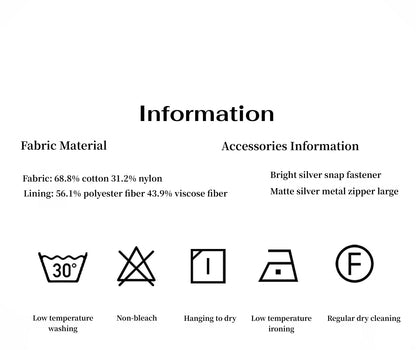 "Urban Island" Retro Plaid Mid-Length Workwear Lapel Trench Coat-2