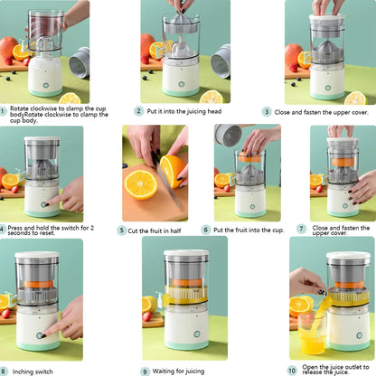 USB Rechargeable Electric Citrus Juicer-4