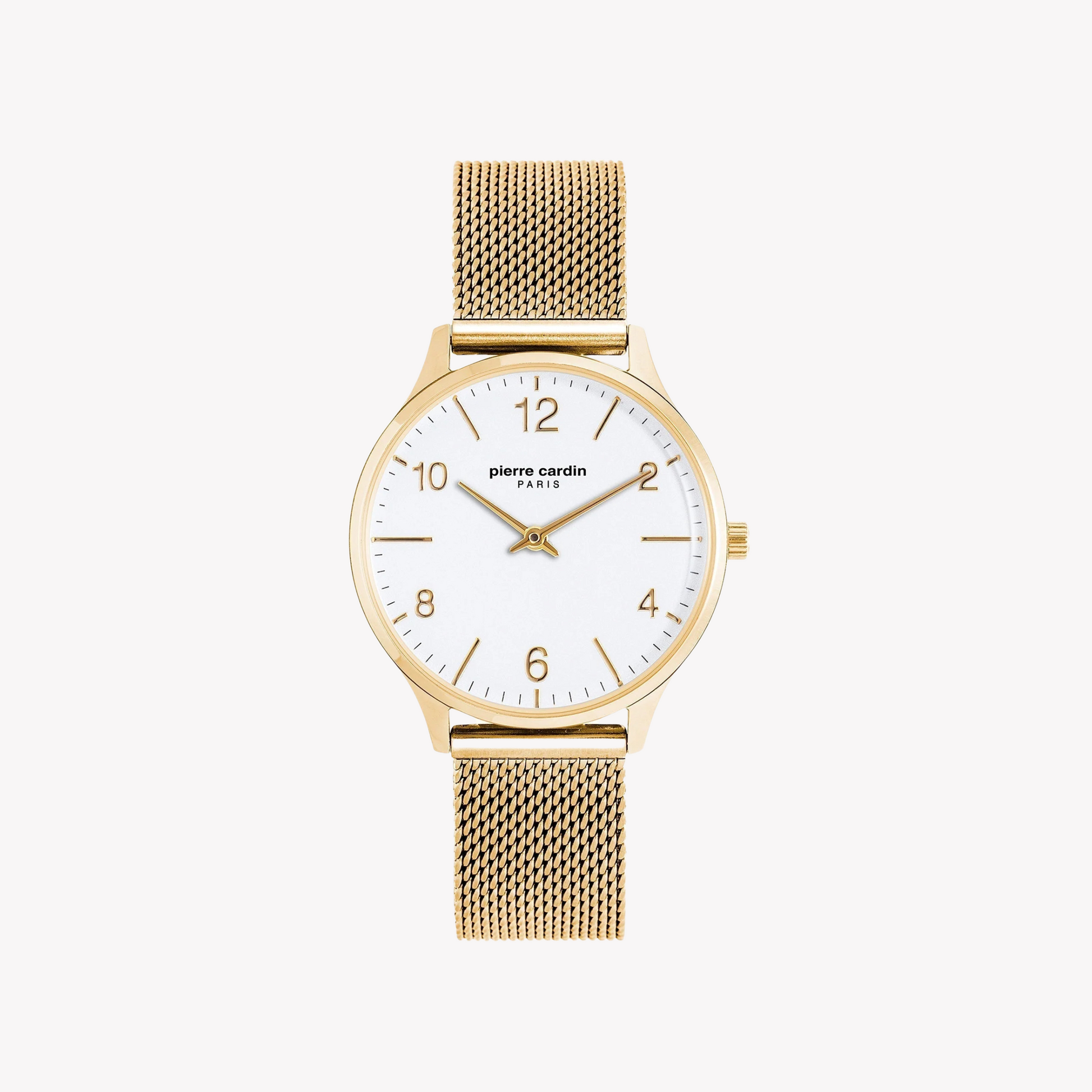 Pierre Cardin Women's Gold Watch, White Dial | Pc902722f118-0
