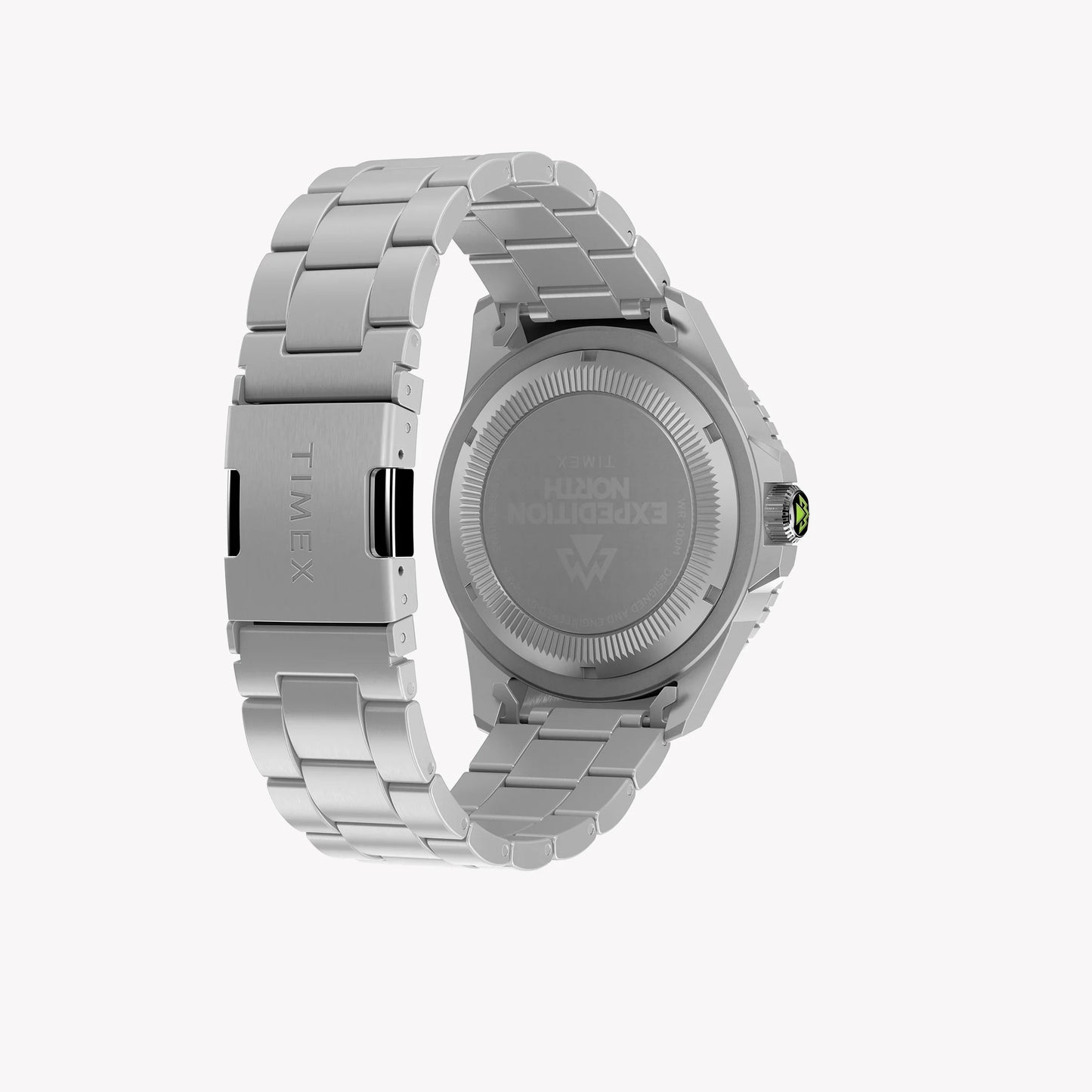 Timex Men's Stainless Steel Black Dial Watch, Silver | Tw2w41900-1