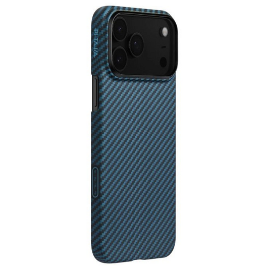 Pitaka Ultra Slim Case Blue Grey iPhone 17 Pro tok (KI1706BP)-0