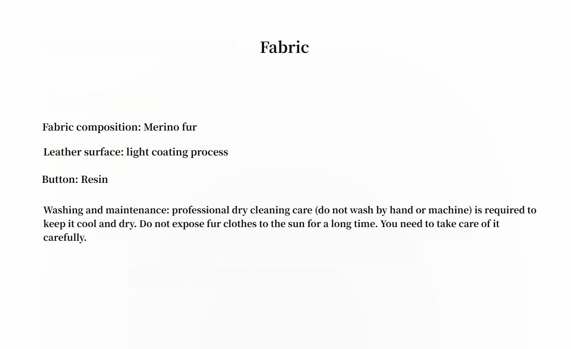 "Korean Drama Ace" Merino mid-length sheepskin coat-3