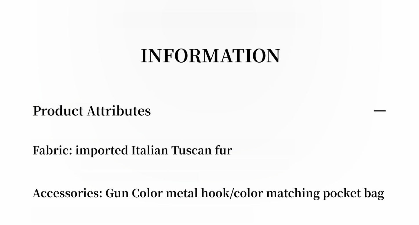 "Autumn Basel" imported Tuscan sheepskin half-roll short casual fur coat-3