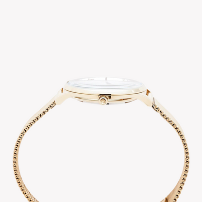 Pierre Cardin Women's Gold Watch, White Dial | Pc902722f118-1