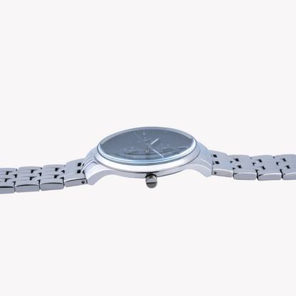 Pierre Cardin Men's Silver Watch, Black Dial | Pc902731f108-2