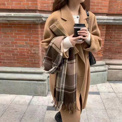 Small High-grade Woolen Coat For Women-7