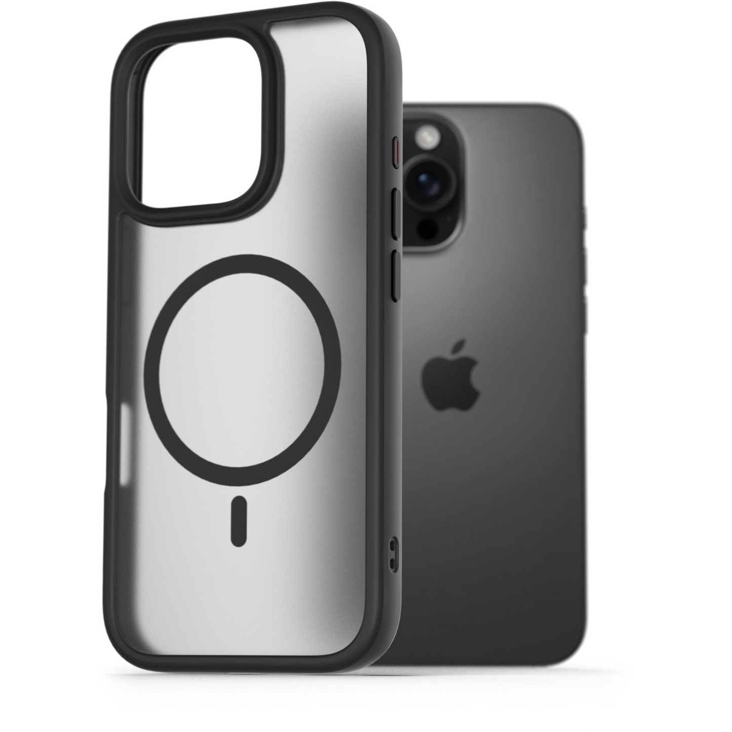 AlzaGuard Matte Case iPhone 16 Pro Magsafe fekete tok (AGD-PCMM59B)-0