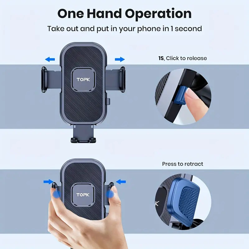 Unlock hands-free possibilities with our car phone holder-3