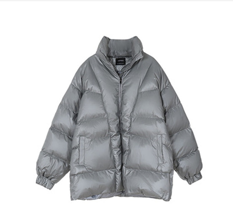 Winter Oversized Coat Women Puffer Jacket Thicker-3