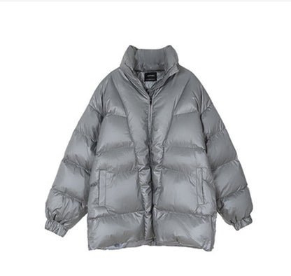 Winter Oversized Coat Women Puffer Jacket Thicker-3