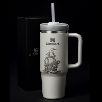 40 oz Stanley Quencher Tumbler Multiple Colors & Custom Engraving Premium Insulated-0