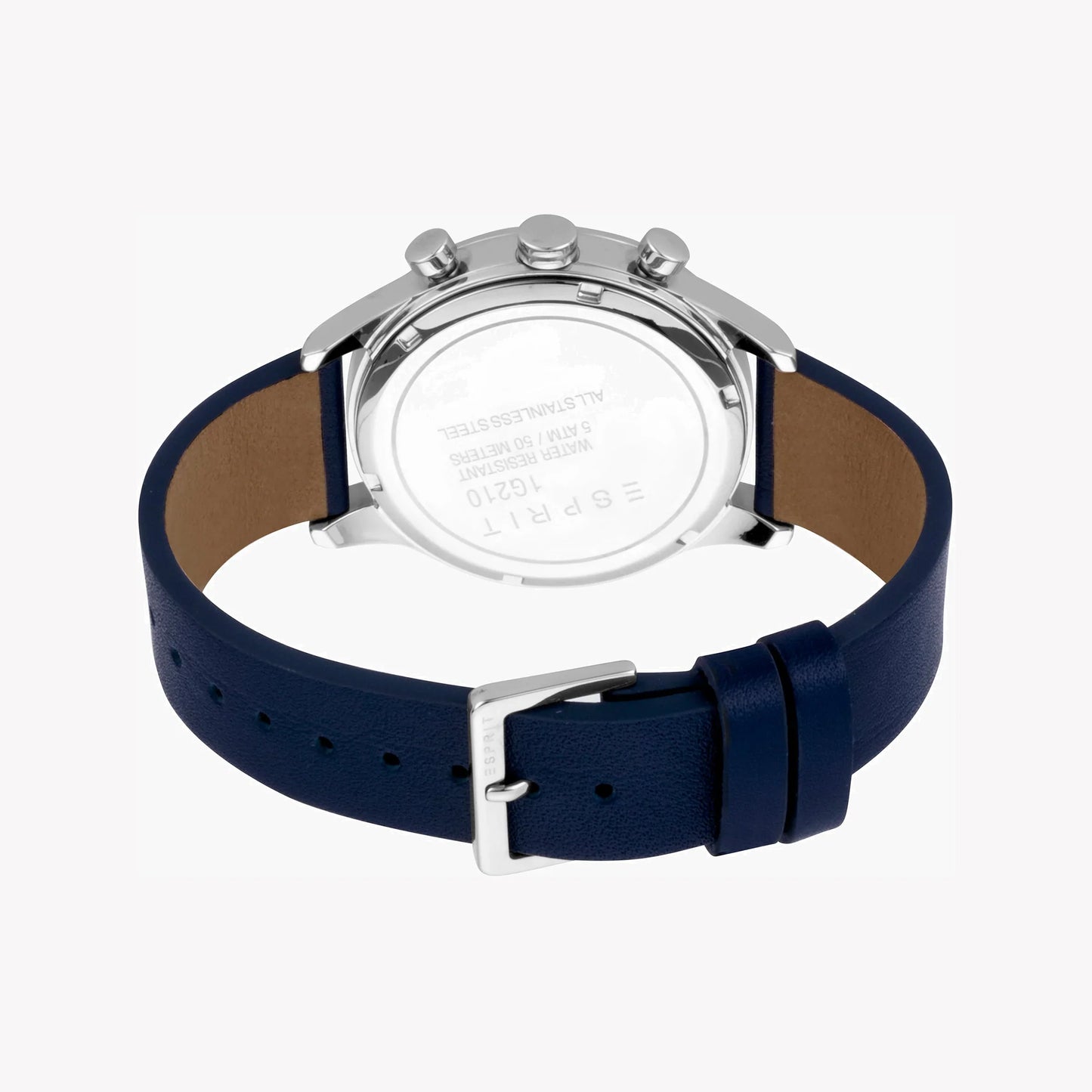 Esprit Men's Blue Leather Watch, Blue Dial | Es1g262m0085-2