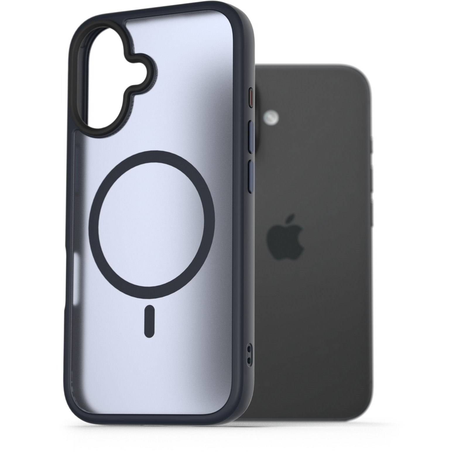 AlzaGuard Matte Case iPhone 16 Magsafe sötétkék tok (AGD-PCMM57L)-0