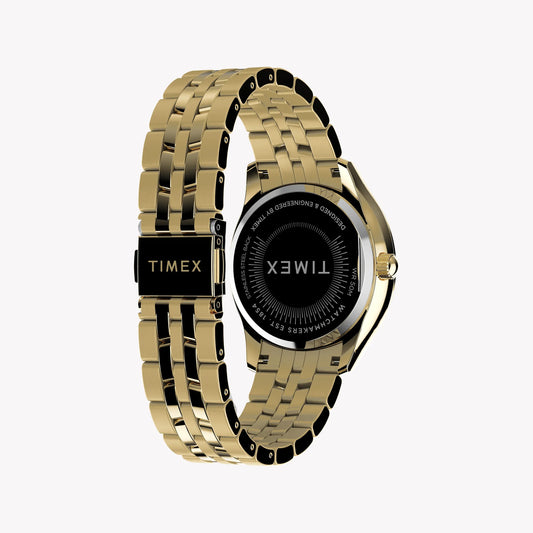 Timex Women's Gold-Tone Watch, Gold Dial | Tw2w17600-1