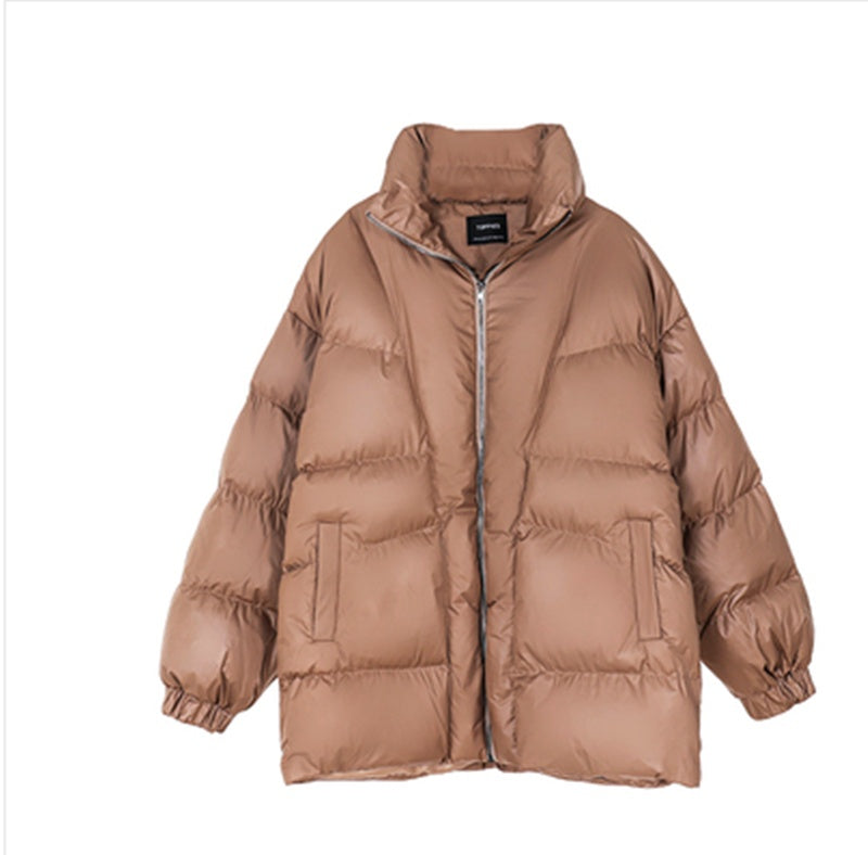 Winter Oversized Coat Women Puffer Jacket Thicker-4