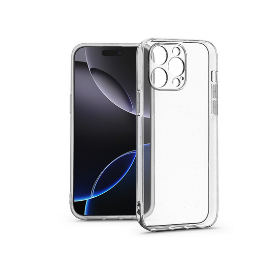 Haffner Clear Case szilikon tok - Apple iPhone 16 Pro Max - átlátszó (HF304873)-0
