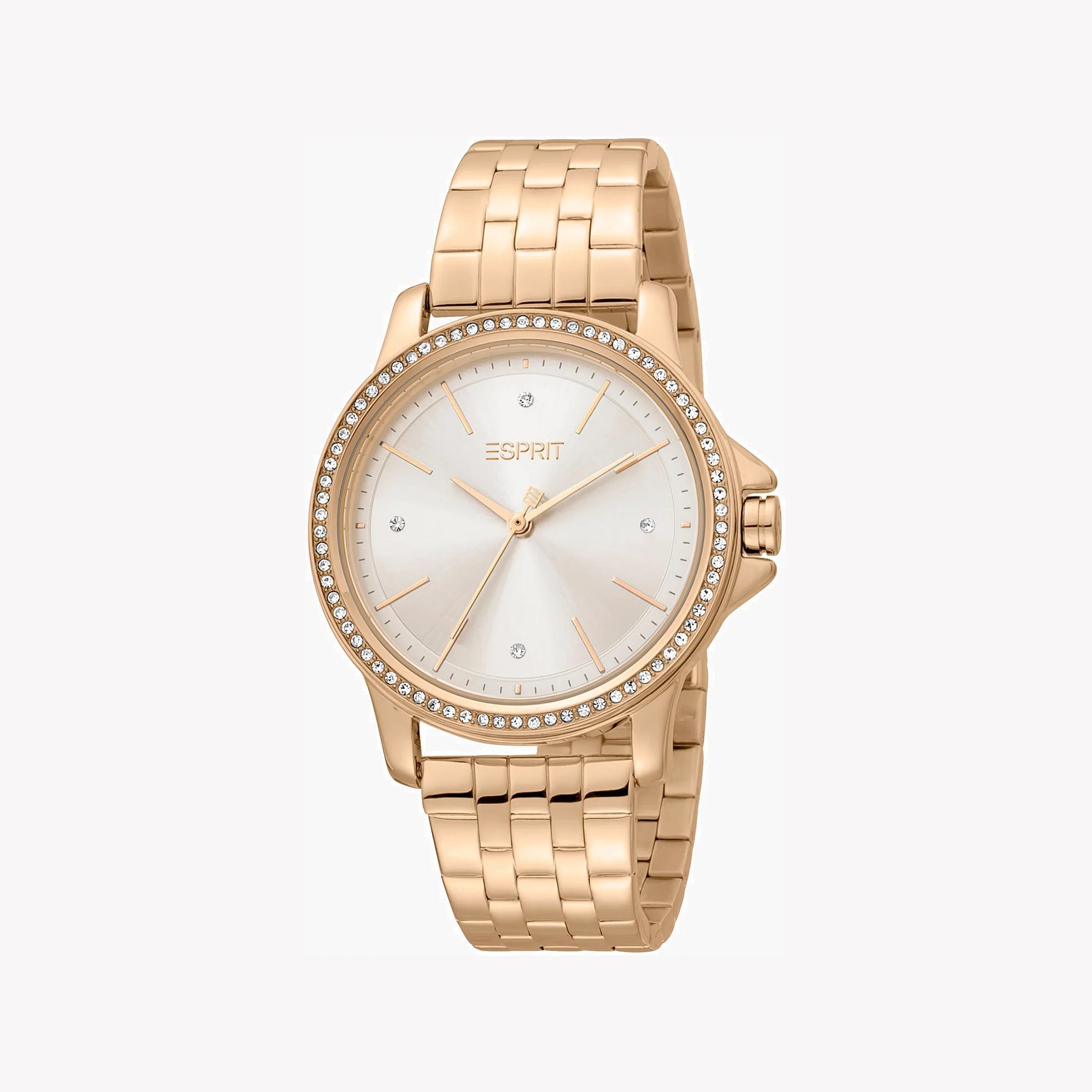 Esprit Women's Rose Gold Watch, Silver Dial | ES1L143M1075-0