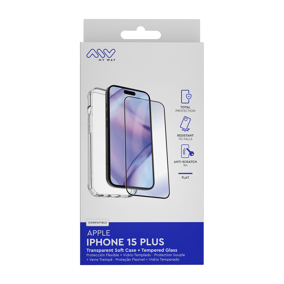 Mobile Case and Protector Myway iPhone 15 Plus-1