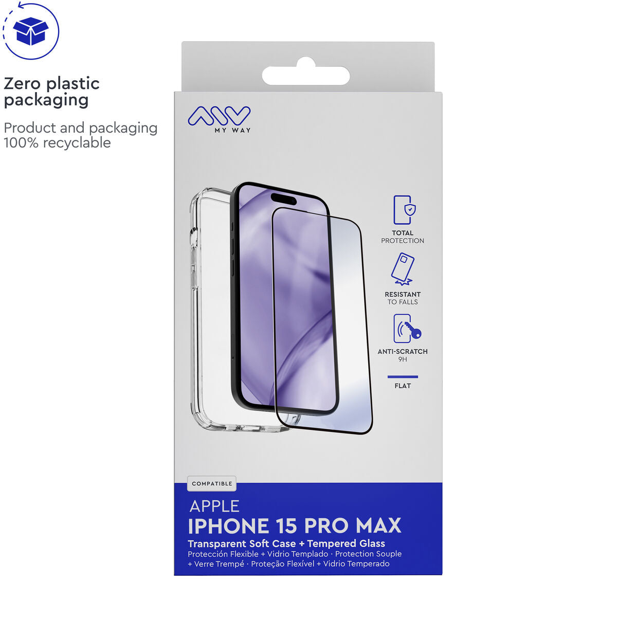 Mobile Case and Protector Myway iPhone 15 Pro Max-1