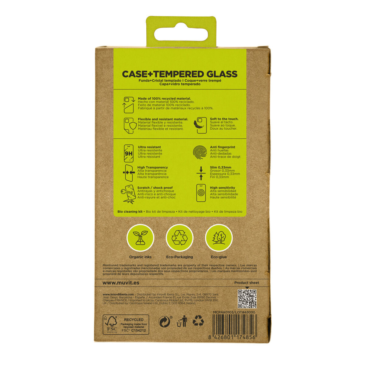 Mobile Case and Protector Muvit for Change iPhone 16 Pro Max Black-1