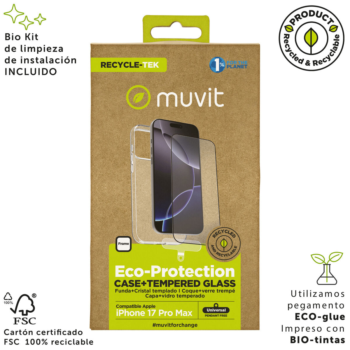 Mobile Case and Protector Muvit for Change iPhone 17 Pro Max-3