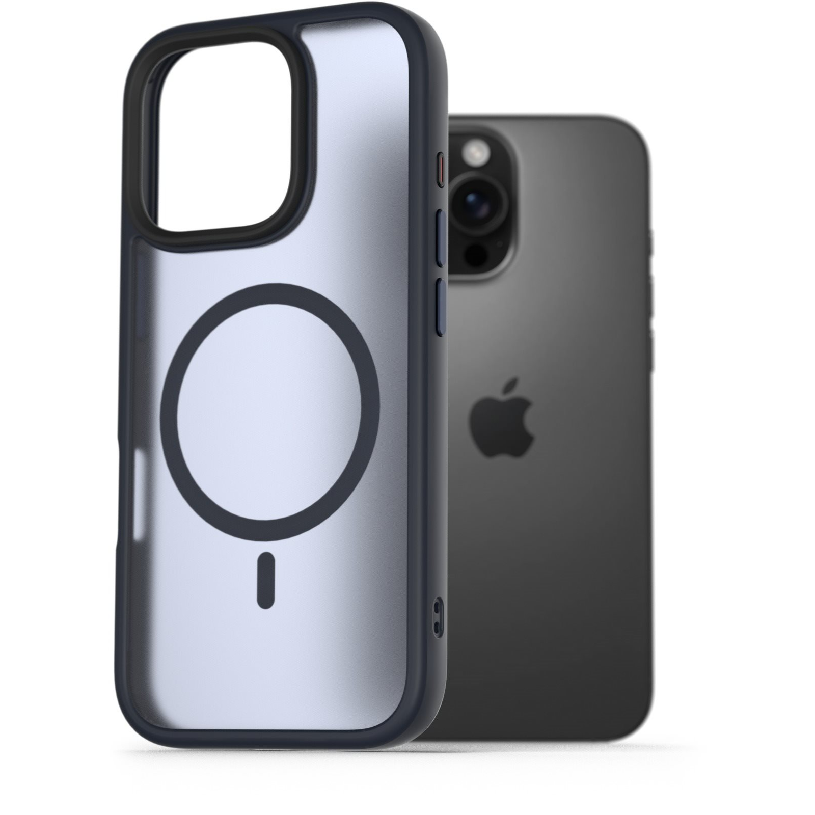 AlzaGuard Matte Case iPhone 16 Pro Magsafe sötétkék tok (AGD-PCMM59L)-0