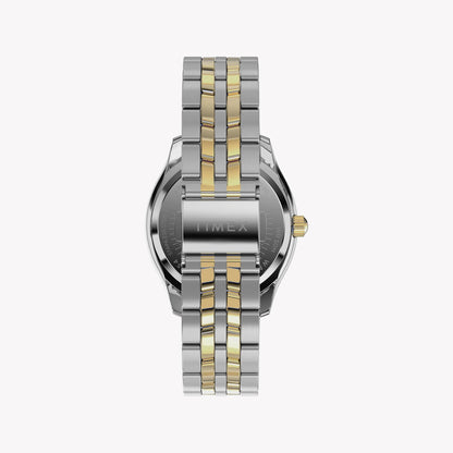 Timex Women's Two-Tone Watch, Silver Dial | Tw2w17900-2
