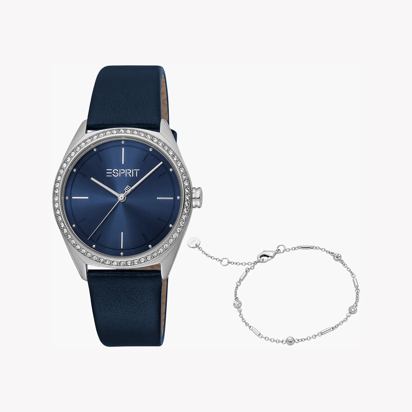 Esprit Women's Blue Leather Watch, Blue Dial | Es1l196m0035-0