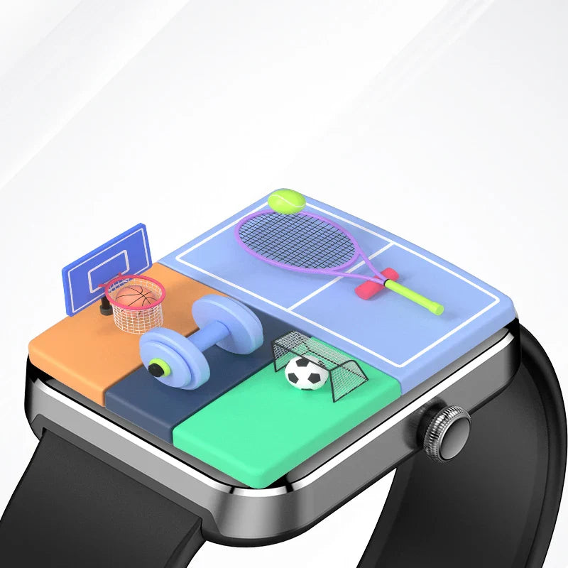 NNEOBA Fit G06 Smartwatch BT Calling Waterproof Fitness Tracker (Black)-2