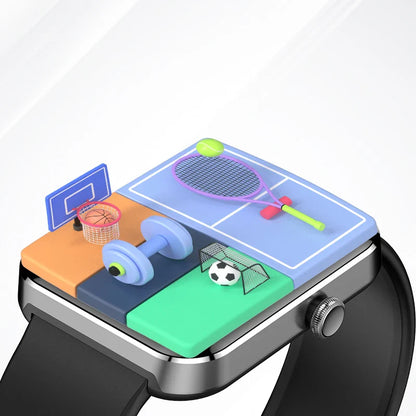 NNEOBA Fit G06 Smartwatch BT Calling Waterproof Fitness Tracker (Black)-2