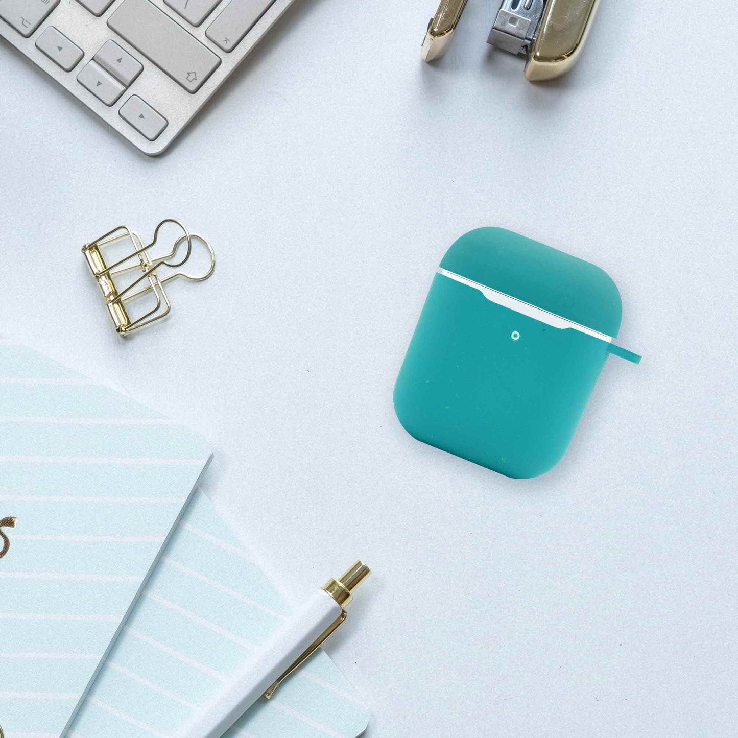 Biodegradable AirPods Case - Ocean Blue-3