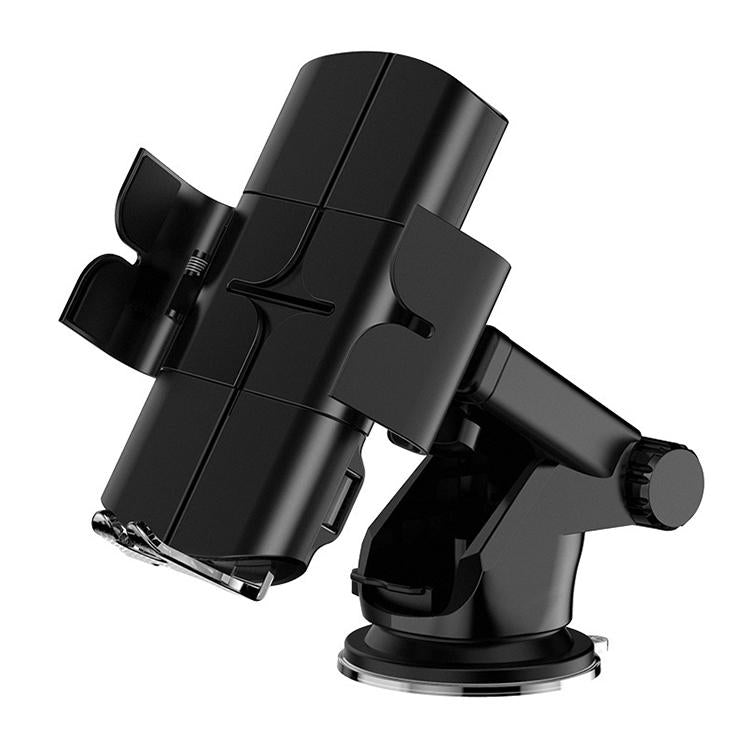 NNEIDS Wireless 10W Fast Charge Car Phone Holder With Voice Broadcast - Automatic-0