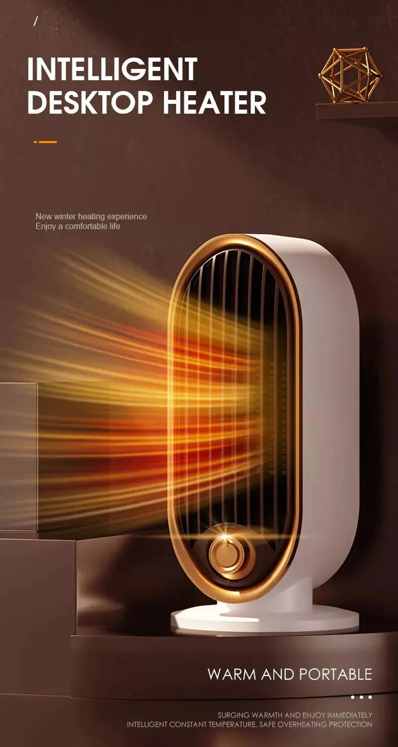 Compact Electric Heater Fan-2