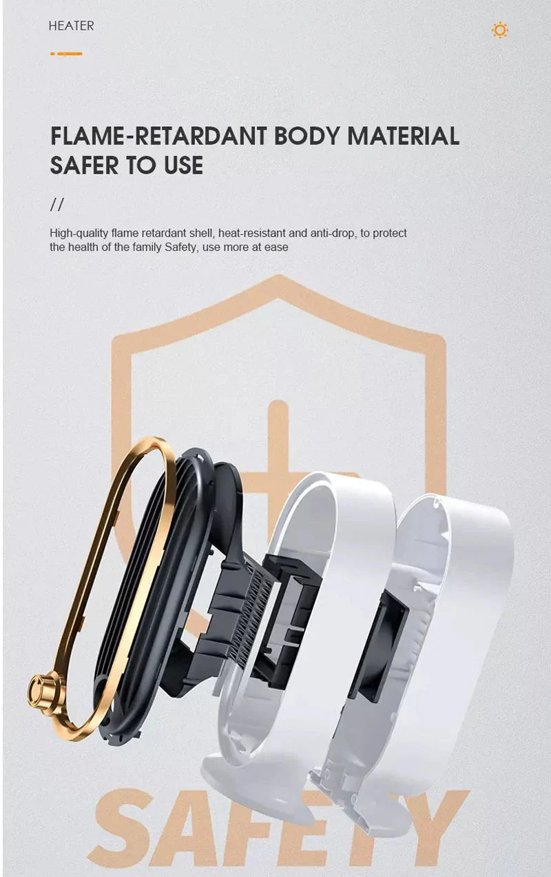 Compact Electric Heater Fan-3