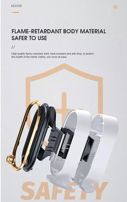 Compact Electric Heater Fan-3