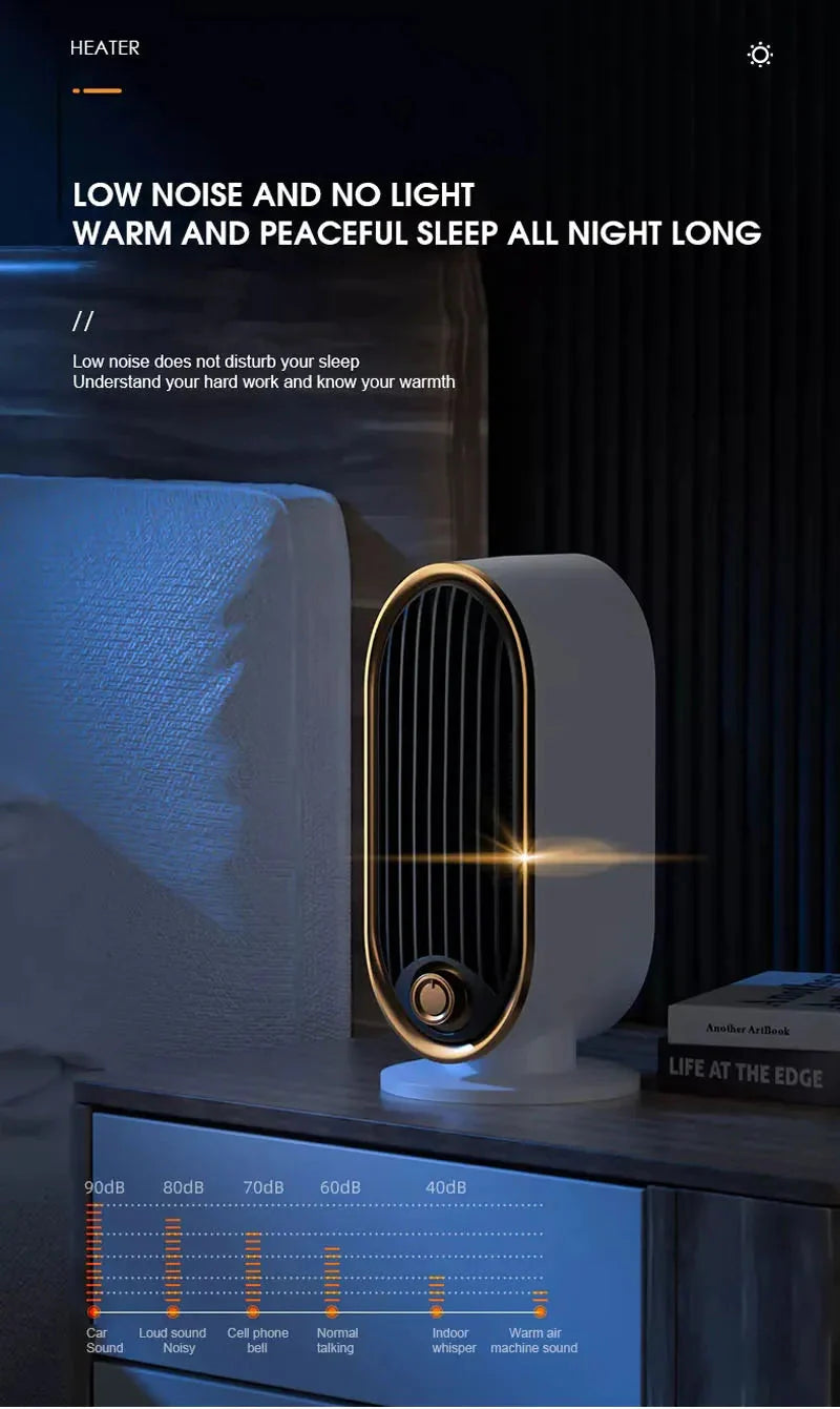 Compact Electric Heater Fan-4